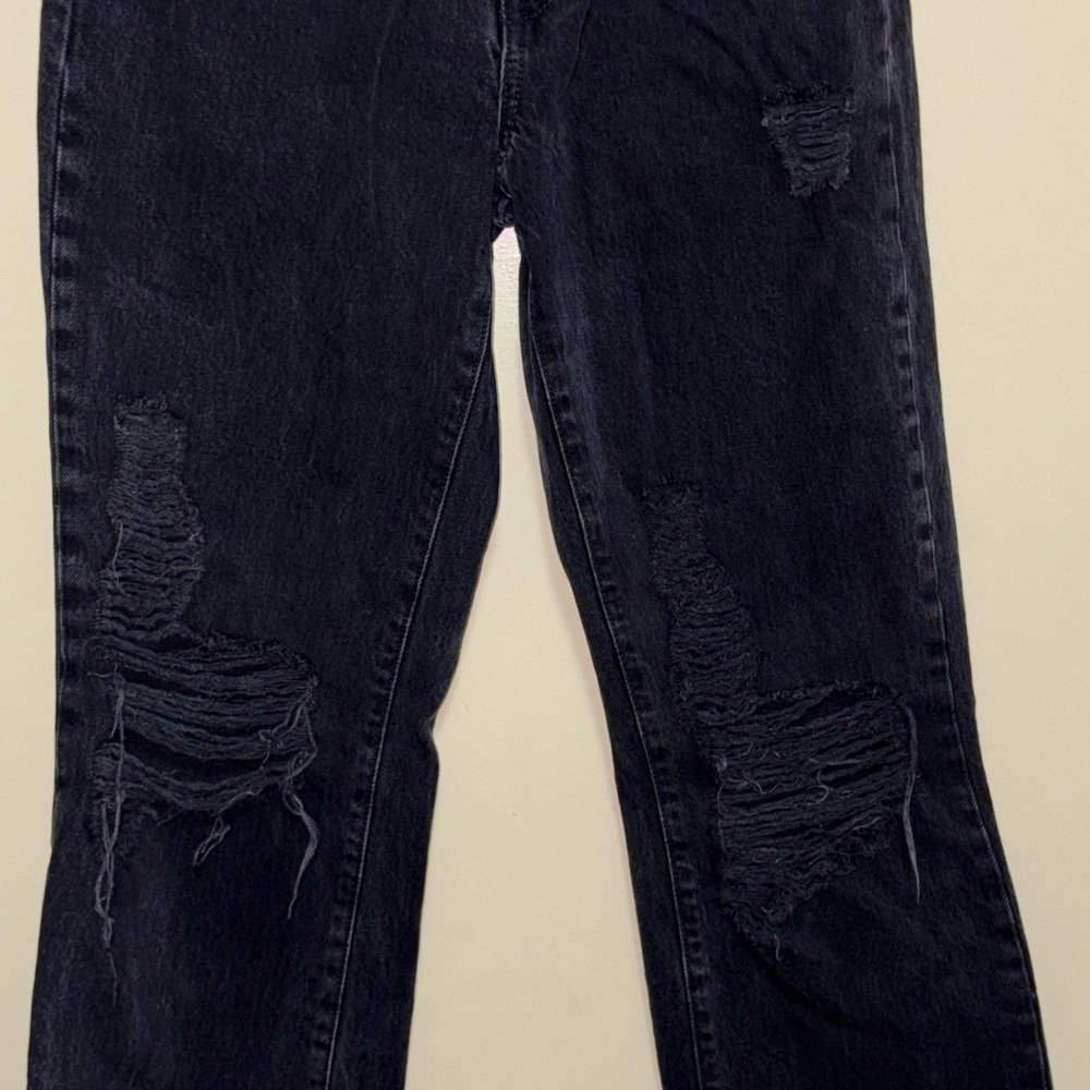 SLVRLAKE Black Straight Leg Jeans - Picture 3 of 4